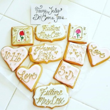 Bridal Shower Sugar Cookies with Royal Icing